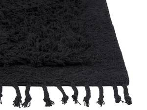 Tapis à poil long BITLIS Noir - 80 x 2 x 150 cm