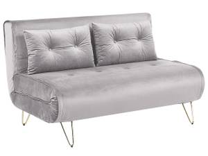 2-Sitzer Sofa VESTFOLD Gold - Grau - Hellgrau