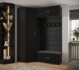 Garderobe Inova 2 Z21 Schwarz - Gold - Gold