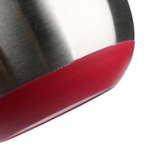 Mehrzweckschüssel Rot - Silber - Metall - 21 x 12 x 21 cm