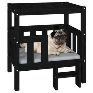 Hundebett 3016323-1 Schwarz - 66 x 70 x 43 cm