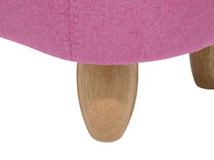 Pouf animal PIGGY Chêne clair - Rose foncé