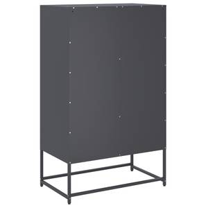 Highboard DE8775 Grau - Metall - 39 x 112 x 69 cm