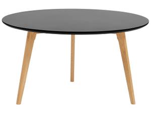 Table basse TENNESSEE Noir - Marron - Bois manufacturé - 80 x 44 x 80 cm