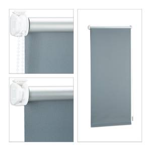 Lot de 2 stores enrouleurs gris 70 x 165 cm