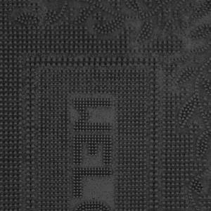 Gummi Fußmatte "Welcome" Schwarz - Kunststoff - 60 x 1 x 40 cm