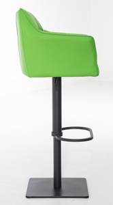 Tabouret de bar Damaso Lot de 2 Vert - Noir