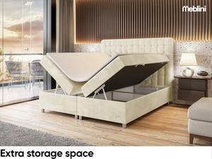 Boxspringbett Aston Beige - Breite: 160 cm - H4