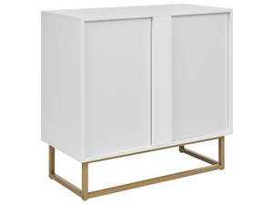 Sideboard ALASKA Gold - Eiche Hell - Weiß