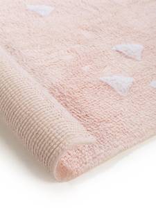 Waschbarer Kinderteppich Pink - Naturfaser - 80 x 1 x 120 cm