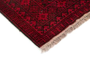 Teppich Afghan XVIII Rot - Textil - 101 x 1 x 140 cm