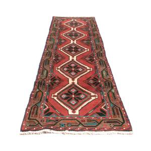 Ardebil - 307x78cm Rot - Naturfaser - 78 x 1 x 307 cm