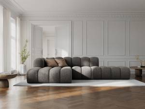 modulares Ecksofa LUPINE 5 Sitzplätze Grau