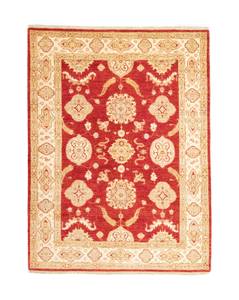 Ziegler Teppich - 206 x 151 cm - rot Rot - Kunststoff - 151 x 1 x 206 cm