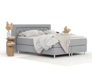 Boxspringbett Lavello Grau - Breite: 140 cm