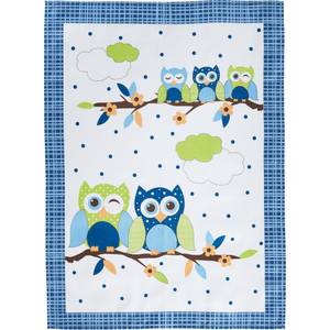 Geschirrtuch 4er-Pack Blau - Textil - 50 x 1 x 70 cm