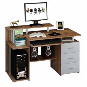 Schreibtisch WORKSPACE ST Braun - Holz teilmassiv - 137 x 89 x 60 cm