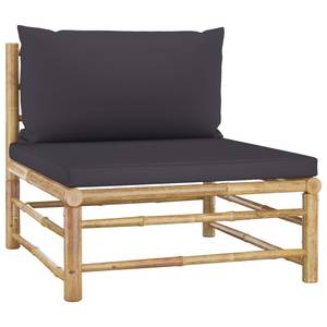 Garten-Lounge-Set (3-teilig) 3007512-1 Grau - Bambus - 65 x 30 x 65 cm