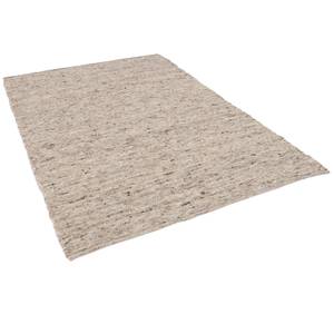 Natur Teppich Wolle Alaska Meliert Braun - 70 x 130 cm