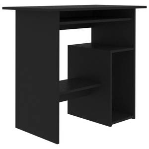 Schreibtisch Schwarz - Holzwerkstoff - Massivholz - 80 x 74 x 80 cm