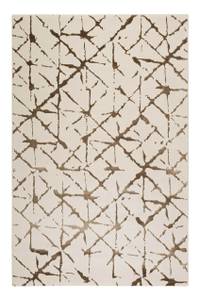 Kurzflorteppich Solveig Beige - Cremeweiß - 120 x 170 cm