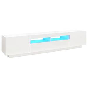 TV-Schrank mit LED-Leuchten D840 Weiß