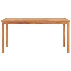 Table de salle à manger Marron - Bois/Imitation - En partie en bois massif - 80 x 77 x 160 cm