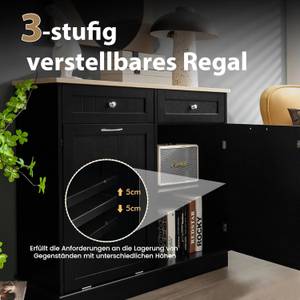 Mülleimerschrank KC54756 Schwarz