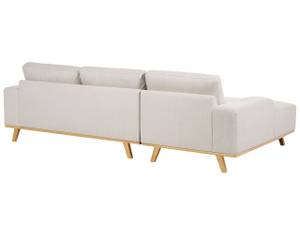 Ecksofa NORA Beige - Braun - Textil - 279 x 77 x 150 cm