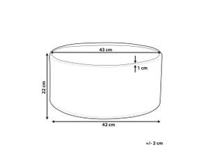 Cache-pot d'extérieur VALTA 43 x 22 x 43 cm