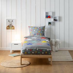 Caradou® parure de lit enfant étoiles Gris - Textile - 90 x 1 x 190 cm