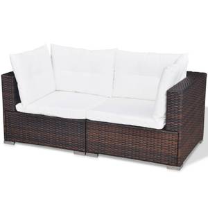 Gartenmöbel-Set Braun - Polyrattan - 74 x 31 x 74 cm