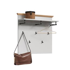 Wandgarderobe Landside Grau - Holz teilmassiv - 91 x 82 x 27 cm