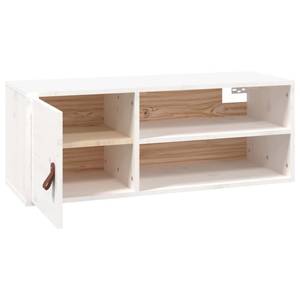 Wandschrank Set 2-teilig Weiß - Holzwerkstoff - 80 x 30 x 30 cm