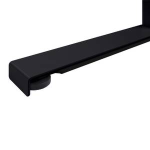 Höhenverstellbarer Tisch Easydesk Weiß - Breite: 160 cm - Schwarz