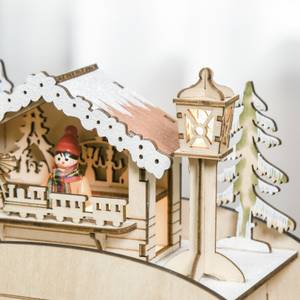 Adventskalender 830-418 Braun - Holzwerkstoff - 10 x 31 x 45 cm