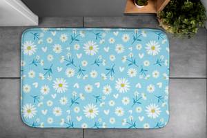 Badteppich Florales Muster 75 x 45 x 75 cm