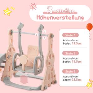 Kinderrutsche Schaukel Turm Ⅵ Pink