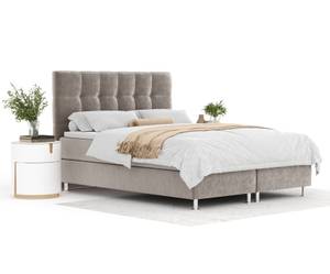 Boxspringbett Chanton Taupe - Breite: 200 cm