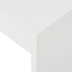 Bartisch vidaXL Bartisch mit Regal Weiß 110x50x103 cm - Weiß