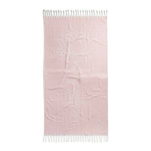 Seahorse Lotus - Hamam-Handtuch - 90 x Pink - Textil - 25 x 3 x 25 cm
