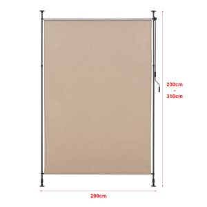 Store extérieur Cimarra Beige - Largeur : 200 cm