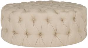 Pouf Adalyn II Webstoff - Beige