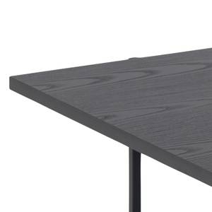 Table basse Angus Noir - En partie en bois massif - 115 x 40 x 60 cm