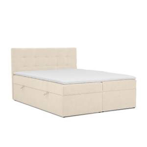 Boxspringbett Addison Ecru - Breite: 140 cm