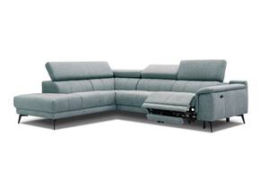 Ecksofa 5-Sitzer Fiero Mint - Ecke davorstehend links