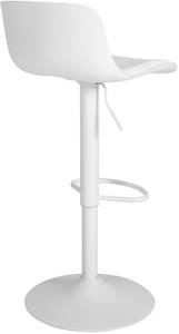 Tabouret de bar Almada Lot de 2 Blanc - Cuir synthétique - 44 x 75 x 46 cm