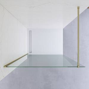 Duschwand Walk-In Dusche Gold Wandprofil Breite: 120 cm