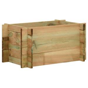 Blumenkasten 294312 Braun - Massivholz - Holzart/Dekor - 40 x 32 x 40 cm