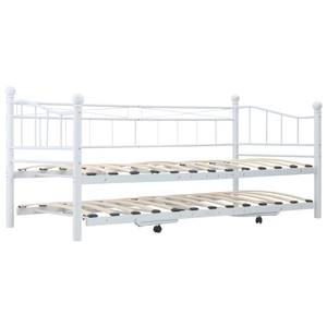 Méridienne  3000273 Blanc - Bois manufacturé - Métal - 100 x 95 x 211 cm